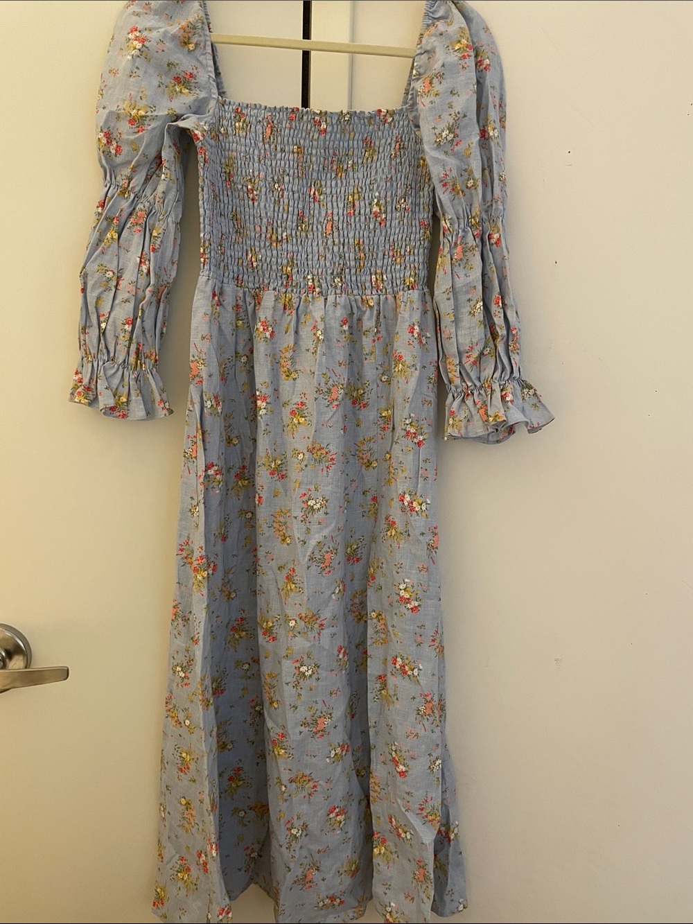 Reformation Hyland Linen Midi Dress M EUC - Picture 3 of 9